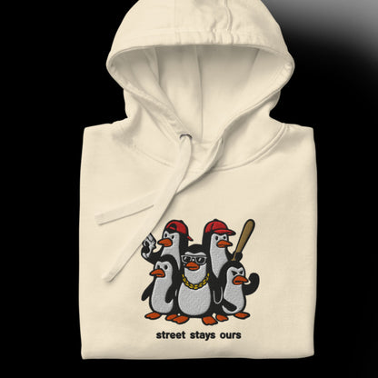 Gangsta Penguin Squad – Embroidered Unisex Hoodie