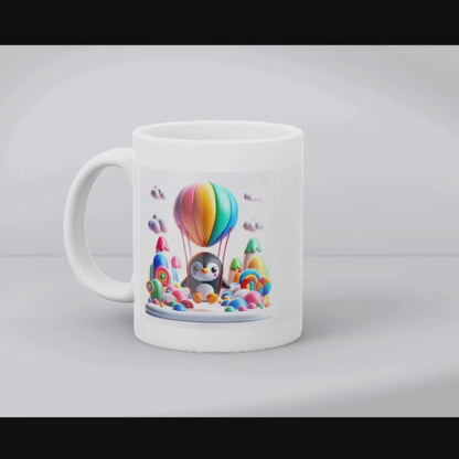Candyland Penguin Adventure – Ceramic Mug